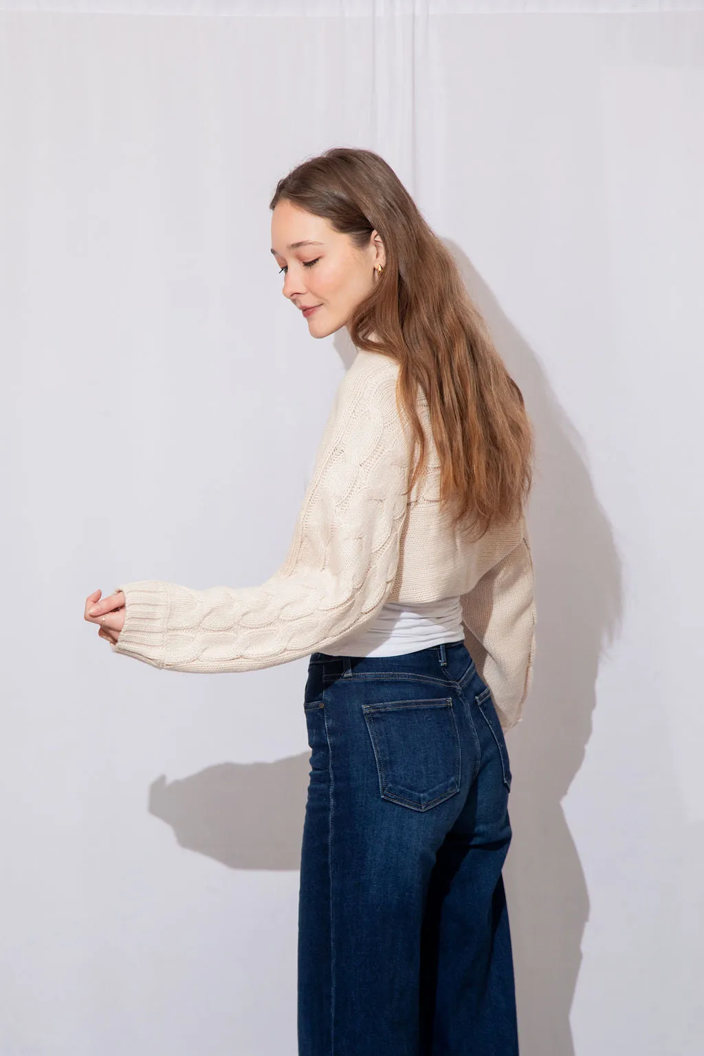 Cari Cable Knit Cardigan