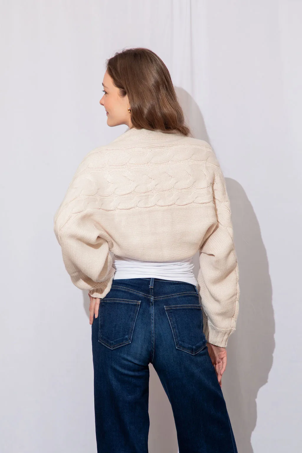 Cari Cable Knit Cardigan