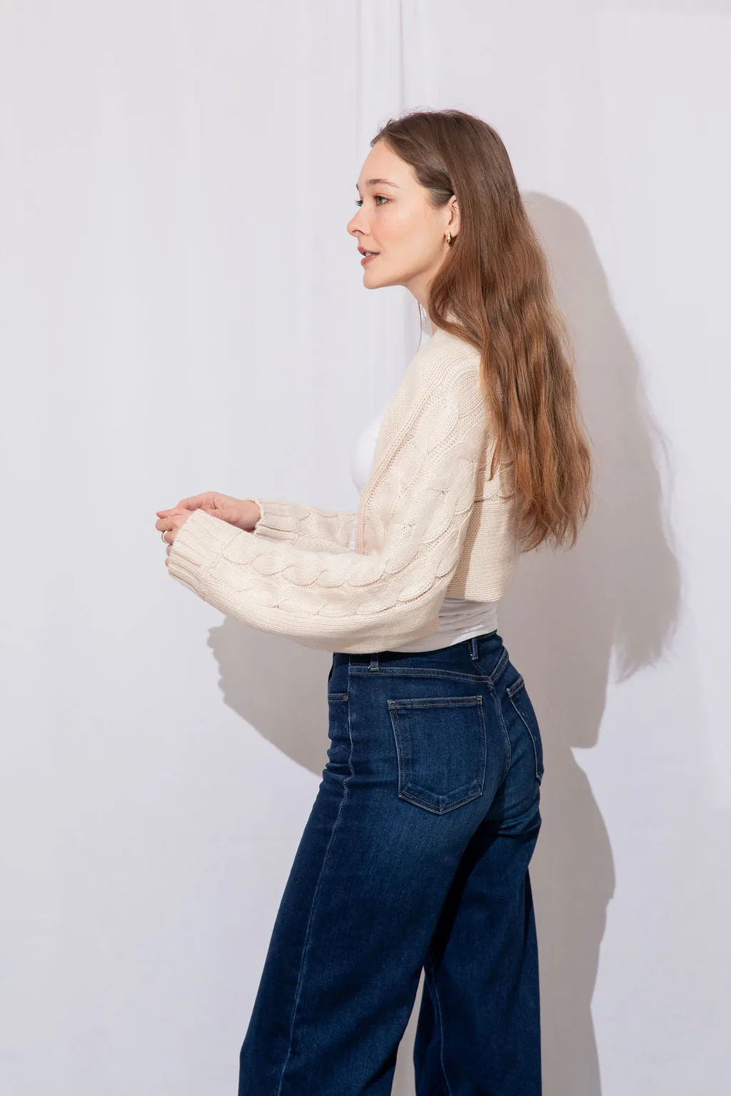 Cari Cable Knit Cardigan