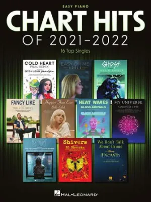 Chart Hits of 2021-2022 (Easy Piano)