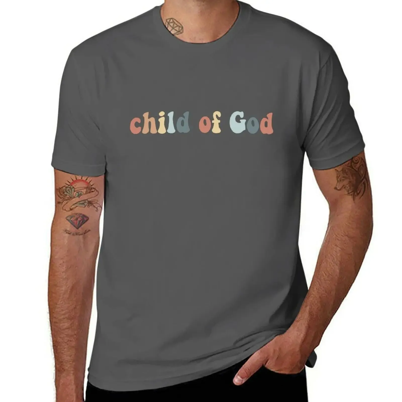 Christian Quote Retro Bible Verse - Child of God T-Shirt Summer Tops Shirts