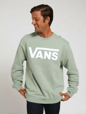 Classic Crew Sweater Top - Sage