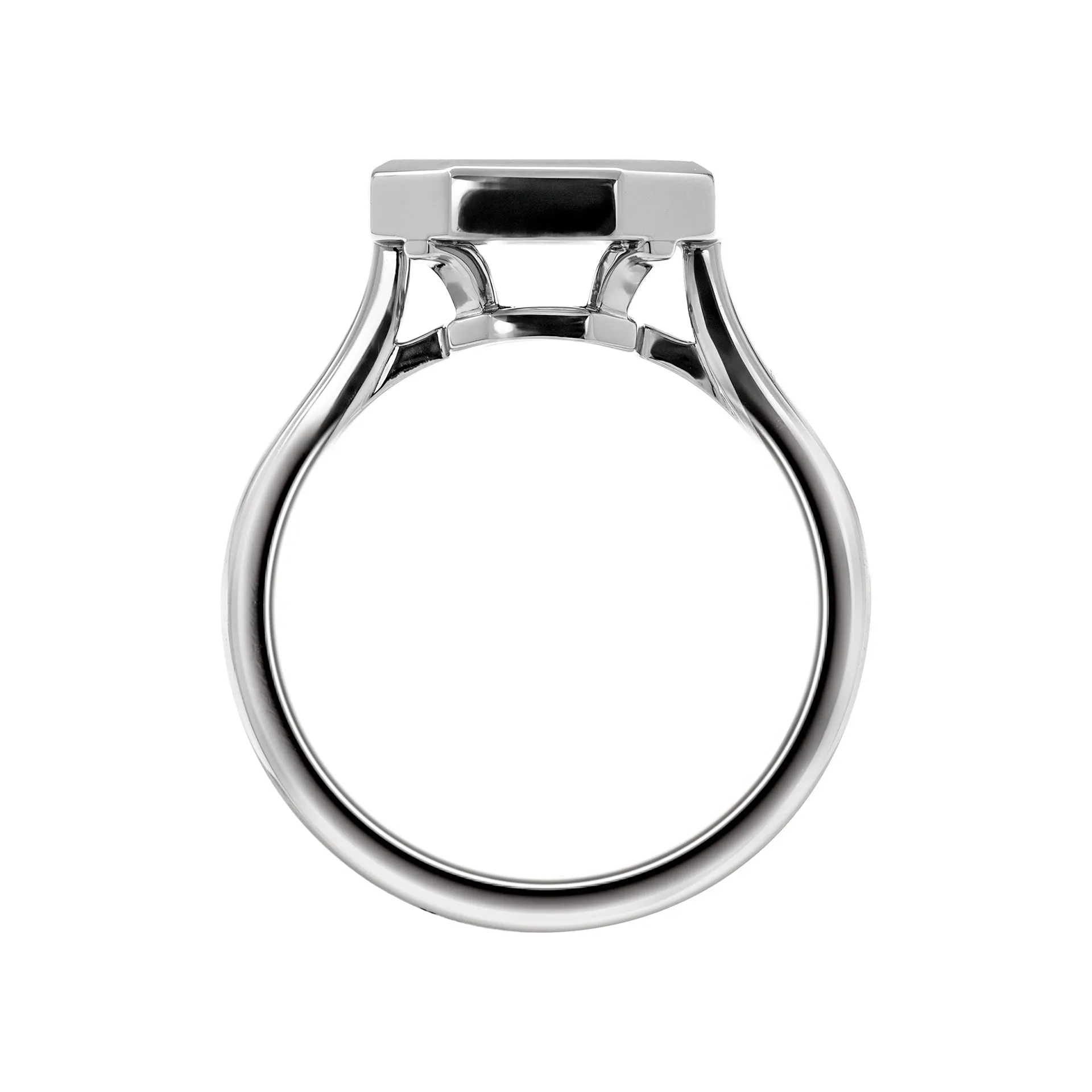 Cocktail Ring with Pie Cut Emerald Diamond 1.81ct