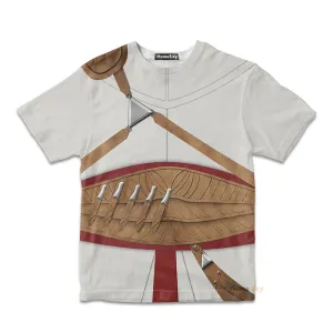 Cosplay Altar Ibn-LaAhad Assassin's Creed Custom Cosplay Costume Kid Tshirt QT301332Hg