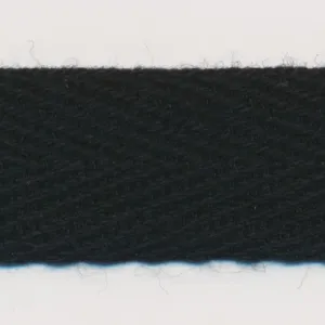Cotton Herringbone Tape #50 Black