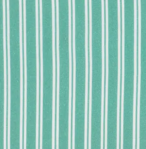Cotton Lycra Printed Aqua Stripe