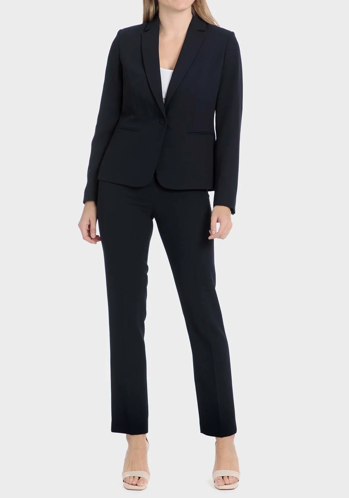 Crepe blazer - Blue / Navy