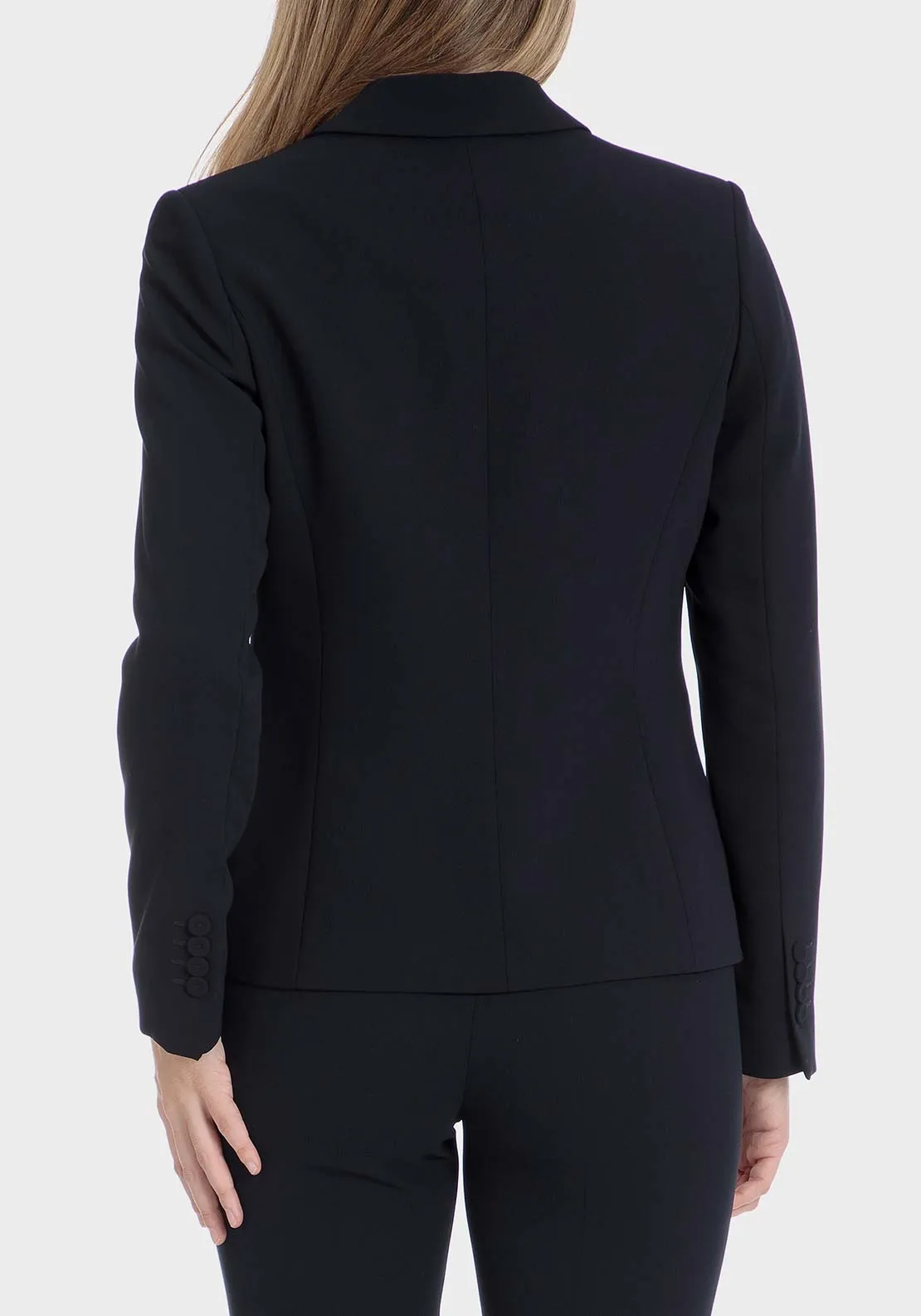 Crepe blazer - Blue / Navy
