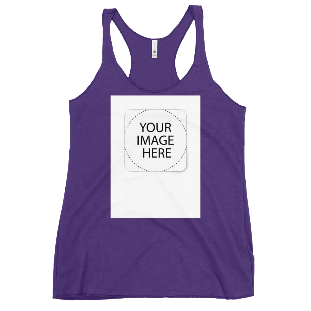 Custom Image Women's Racerback Tank