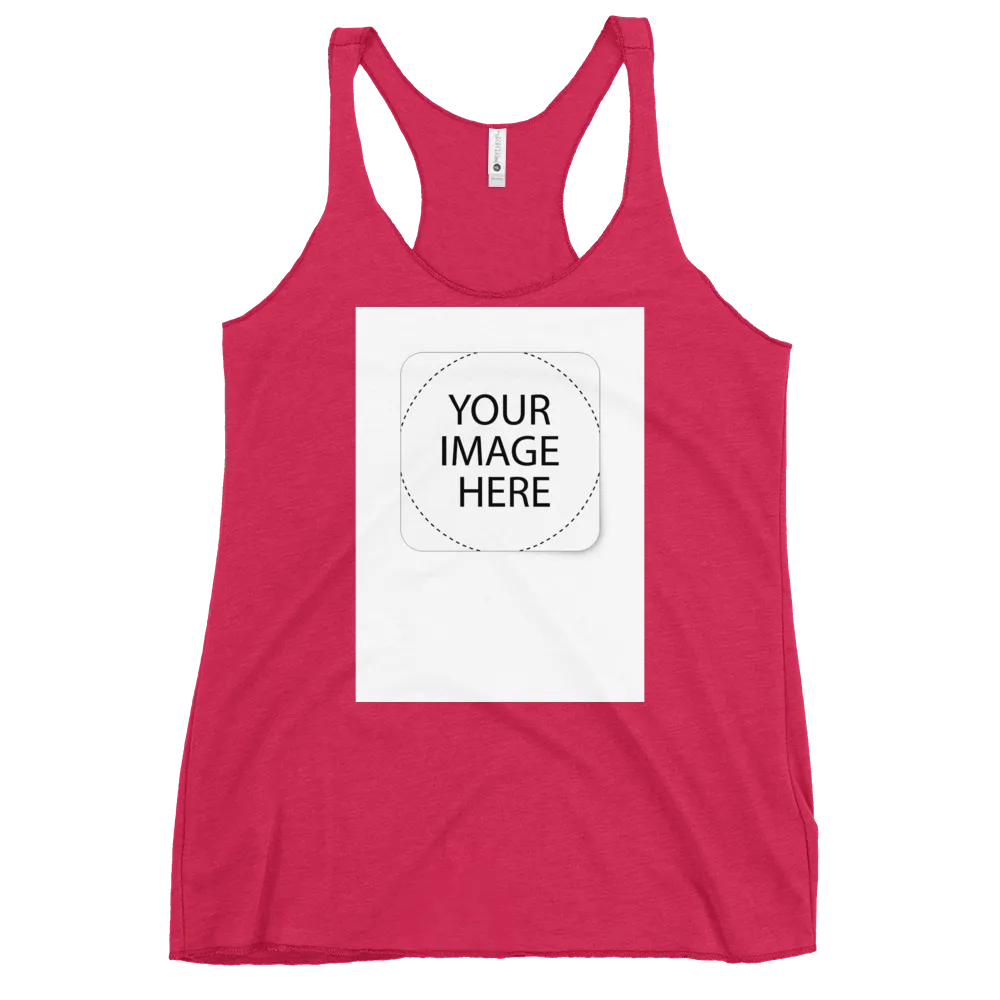 Custom Image Women's Racerback Tank