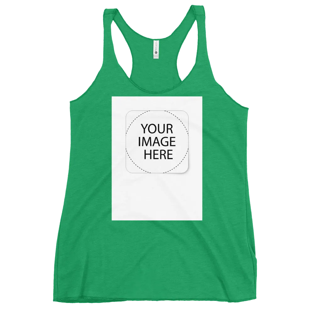 Custom Image Women's Racerback Tank