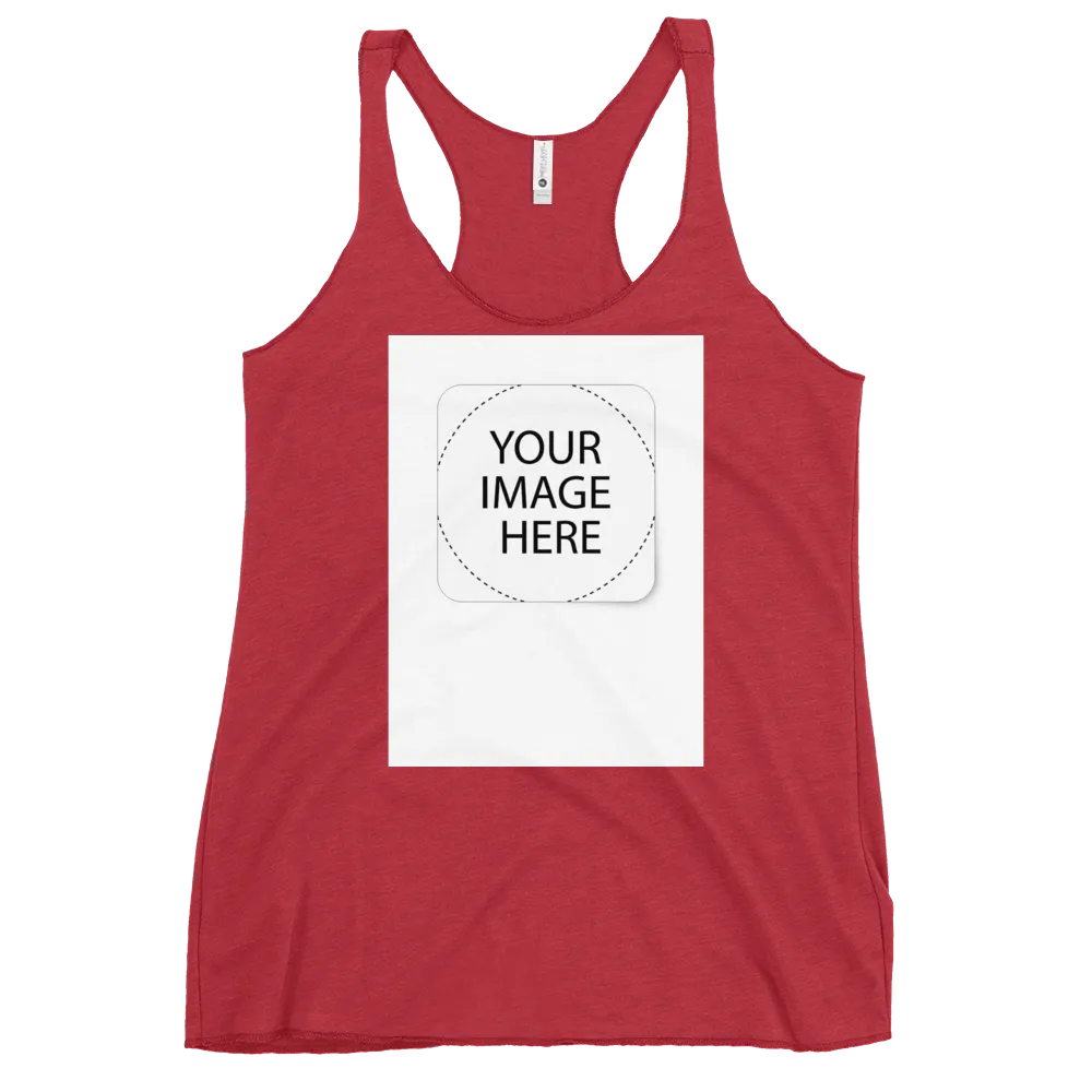 Custom Image Women's Racerback Tank