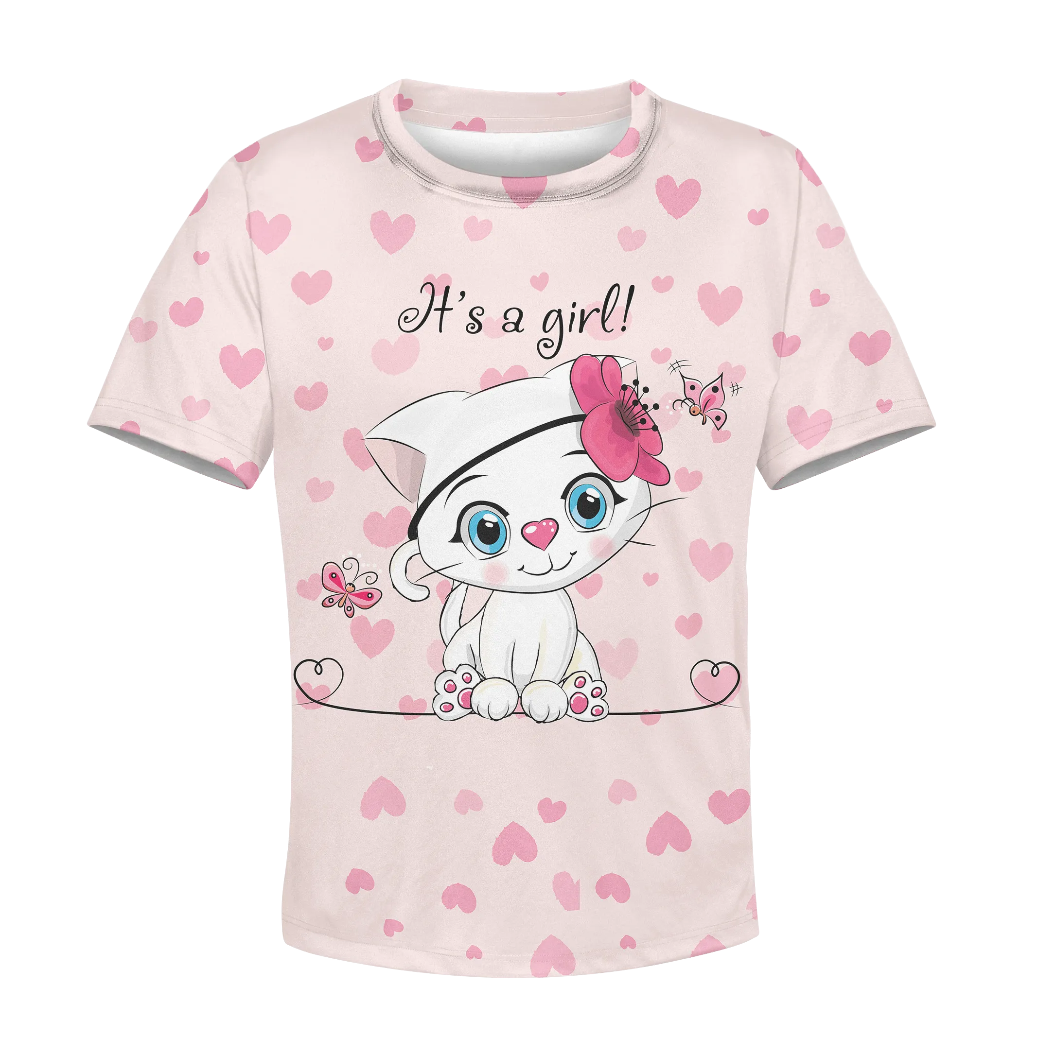 Cute Baby Catty Girl Custom Cosplay Kid Hoodie