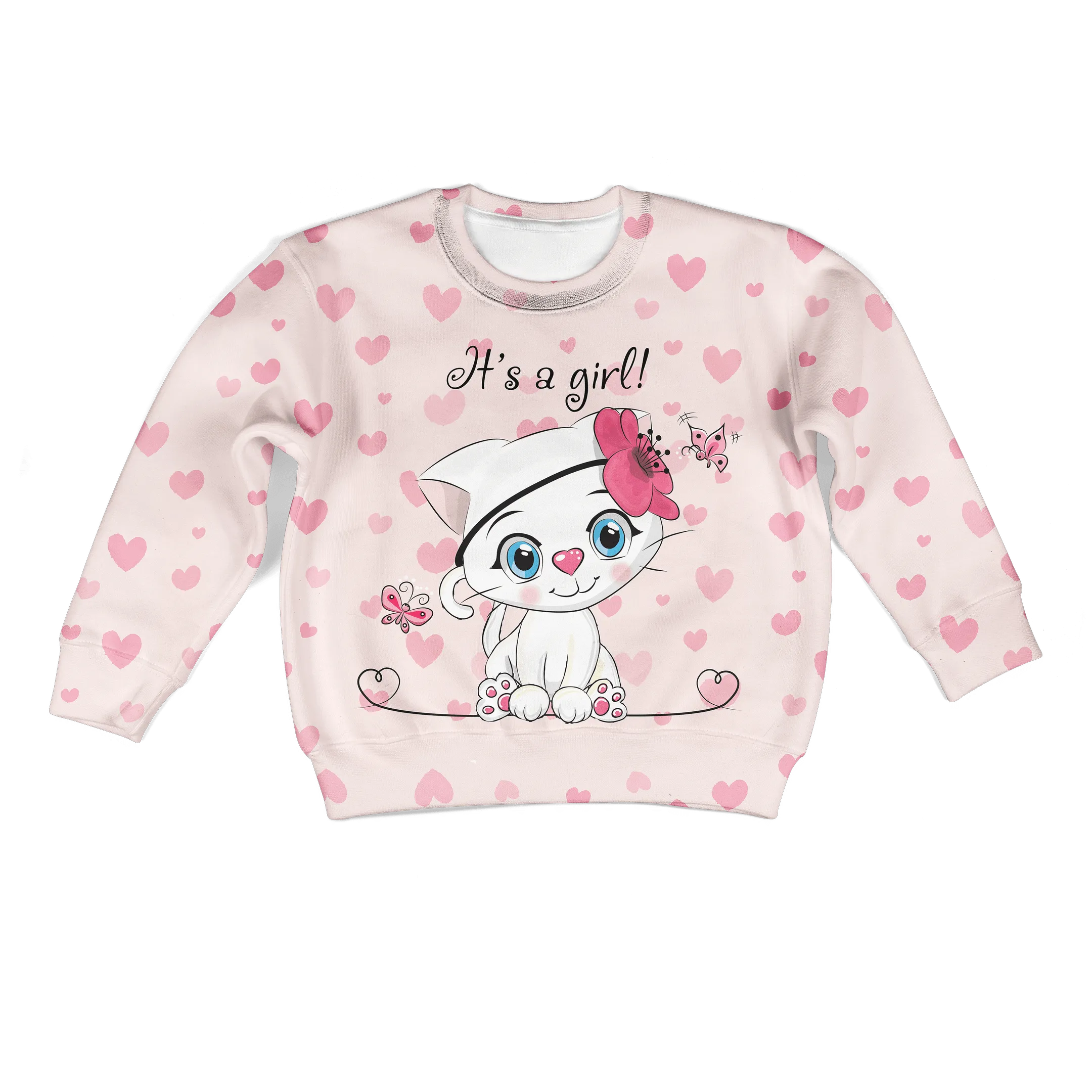 Cute Baby Catty Girl Custom Cosplay Kid Hoodie