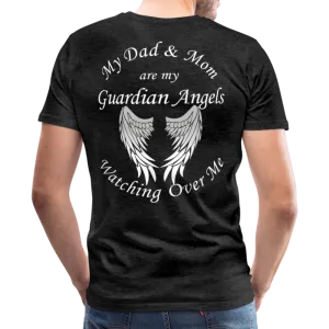 Dad and Mom Guardian Angels Men's Premium T-Shirt