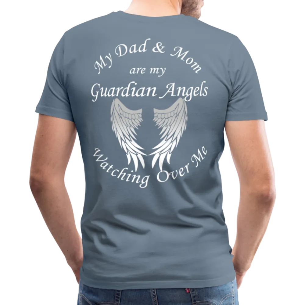 Dad and Mom Guardian Angels Men's Premium T-Shirt