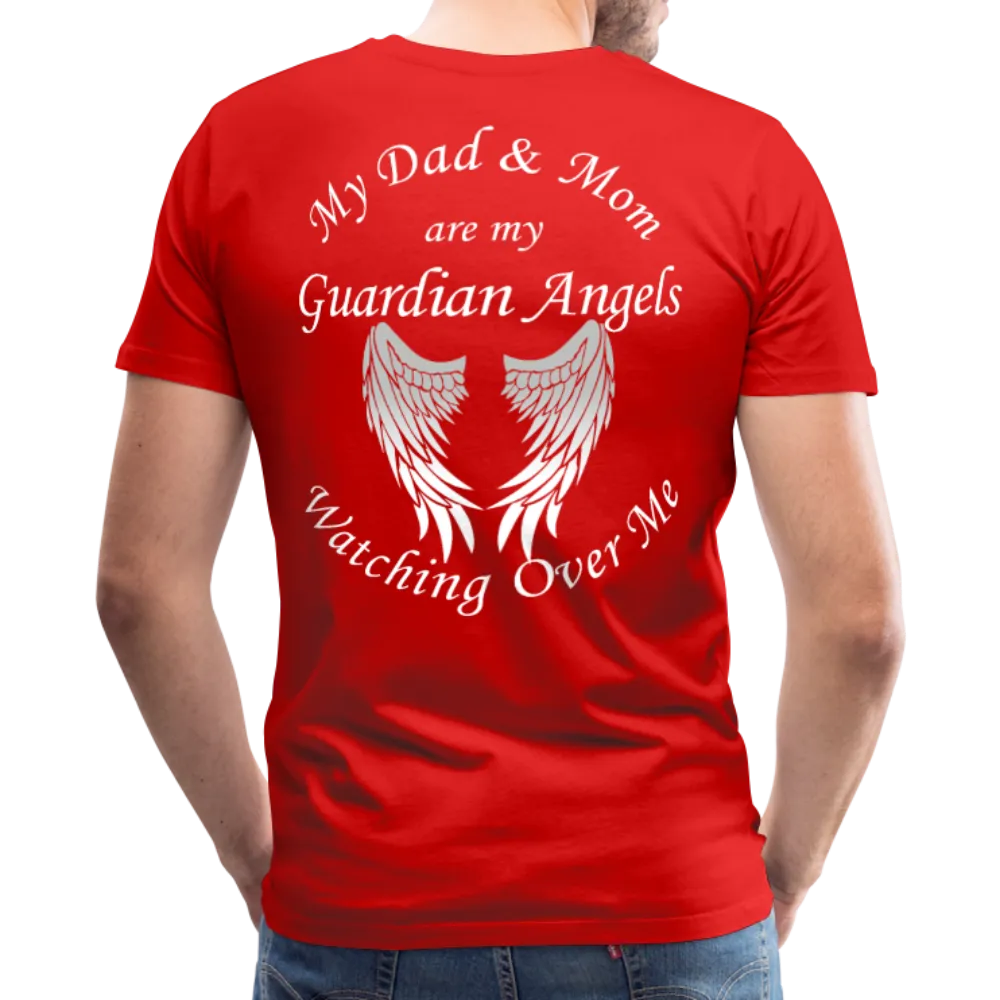 Dad and Mom Guardian Angels Men's Premium T-Shirt