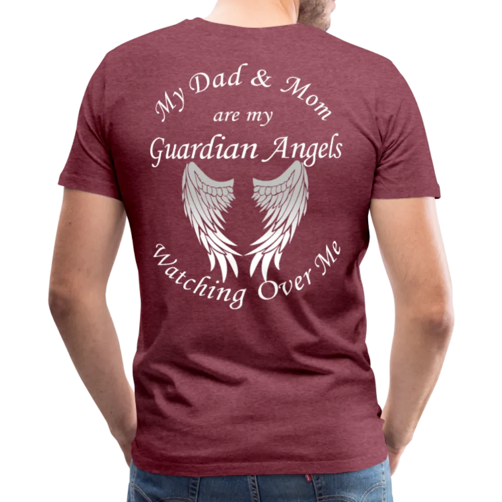 Dad and Mom Guardian Angels Men's Premium T-Shirt