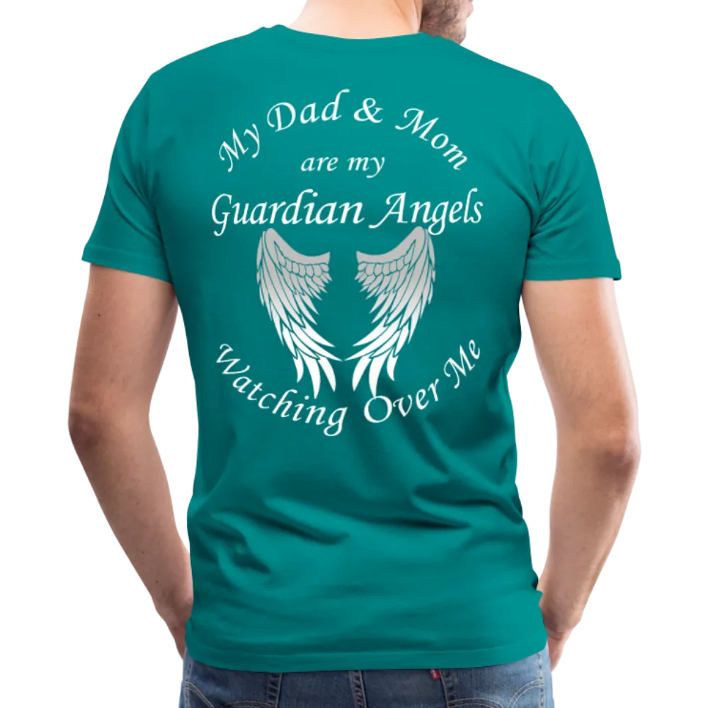 Dad and Mom Guardian Angels Men's Premium T-Shirt