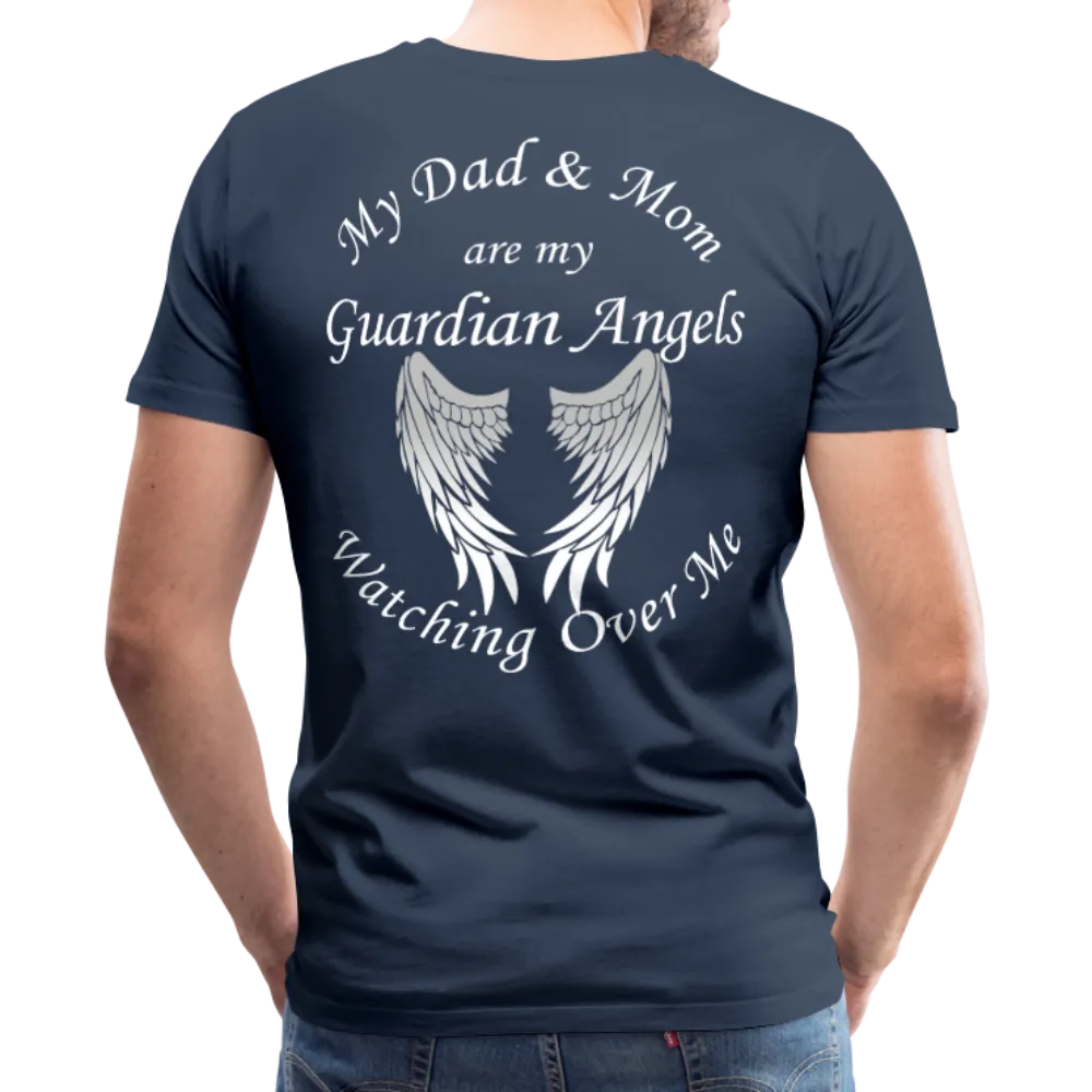 Dad and Mom Guardian Angels Men's Premium T-Shirt