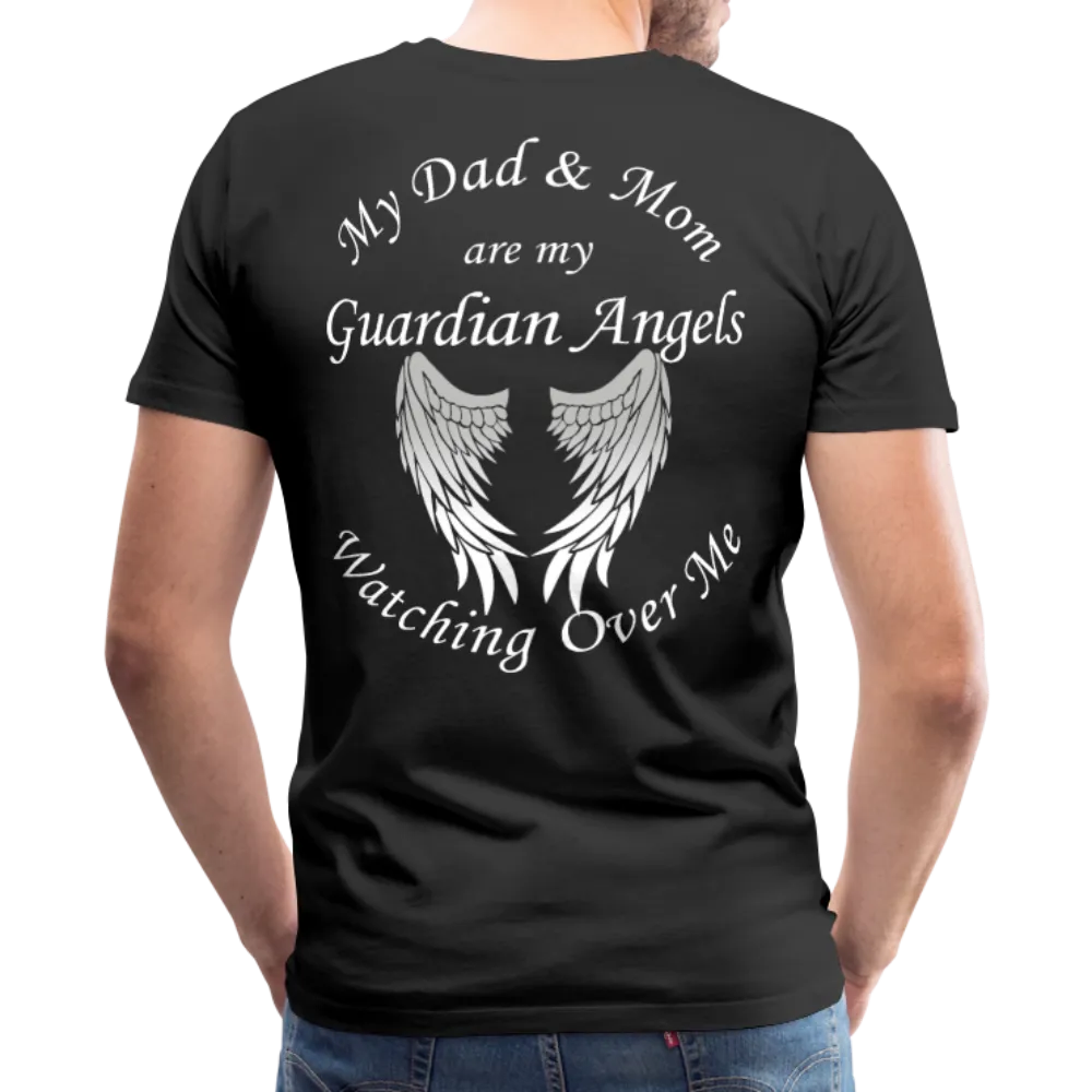 Dad and Mom Guardian Angels Men's Premium T-Shirt