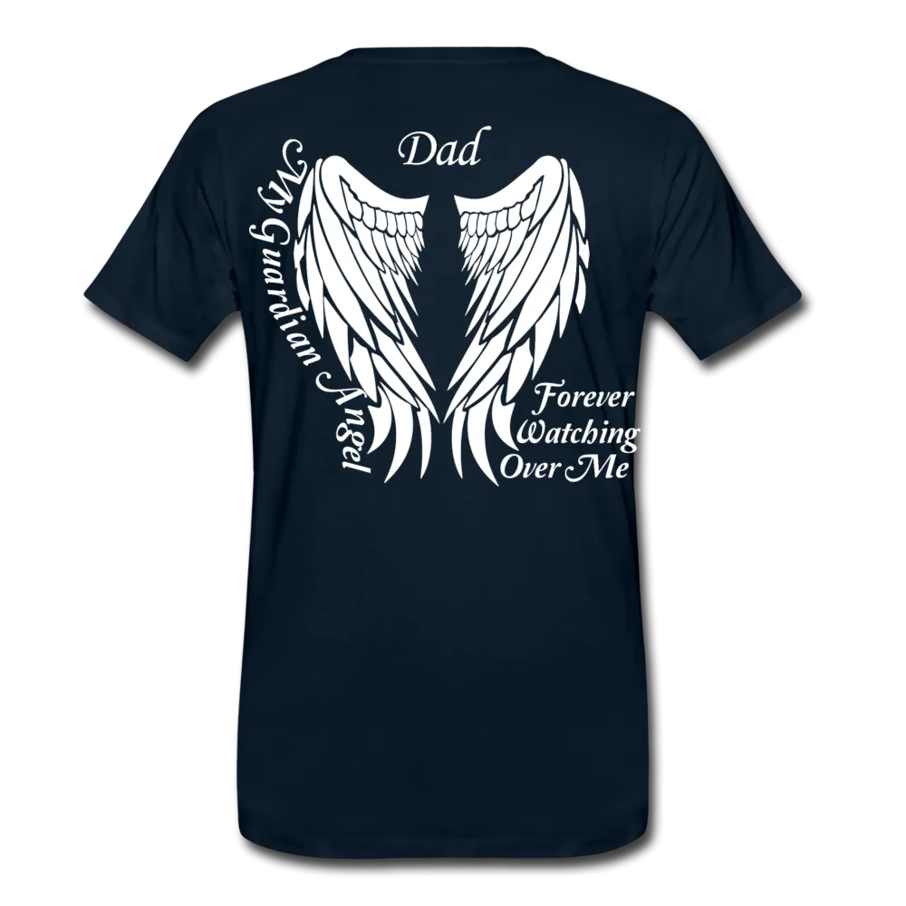 Dad Guardian Angel Men's Premium T-Shirt (CK3563)