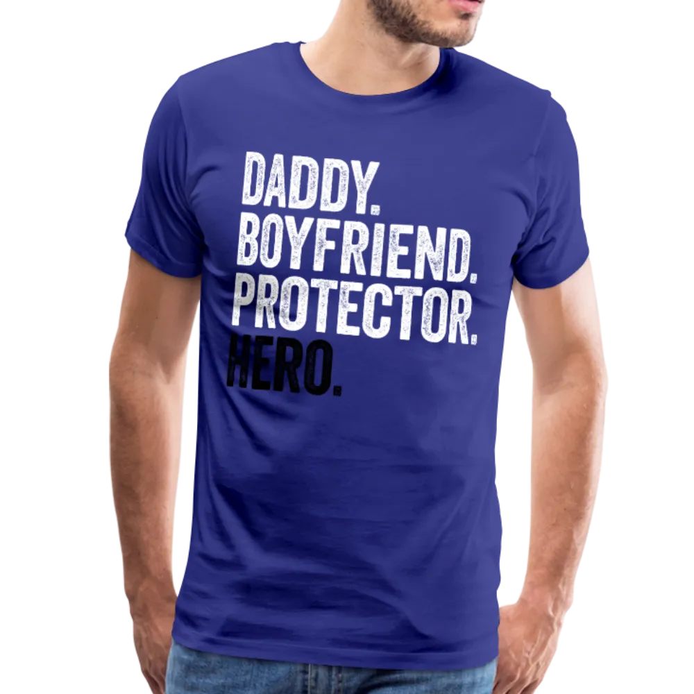 Daddy Boyfriend Protector Hero Men's Premium T-Shirt
