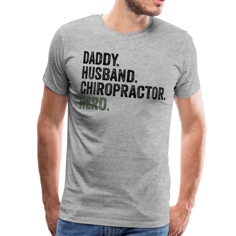 Daddy Husband Chiro Hero Men's Premium T-Shirt