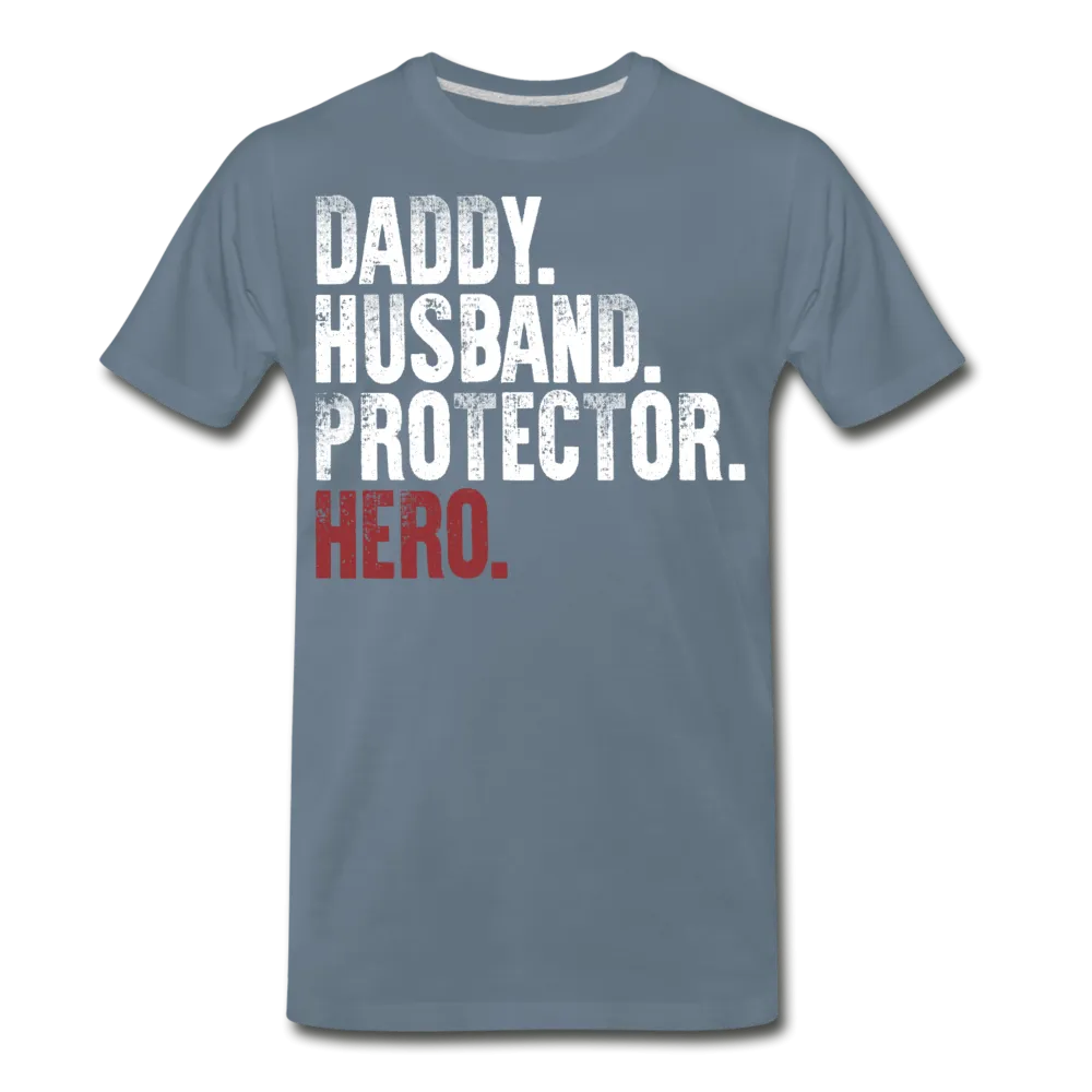 Daddy Husband Protector Men's Premium T-Shirt  (CK1049)