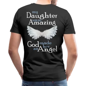 Daughter Amazing Angel Men's Premium T-Shirt (CK1608U)