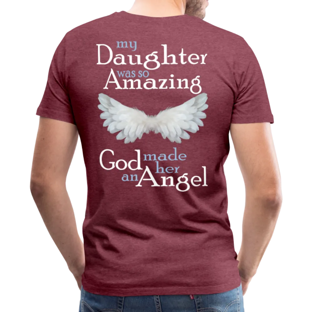 Daughter Amazing Angel Men's Premium T-Shirt (CK1608U)