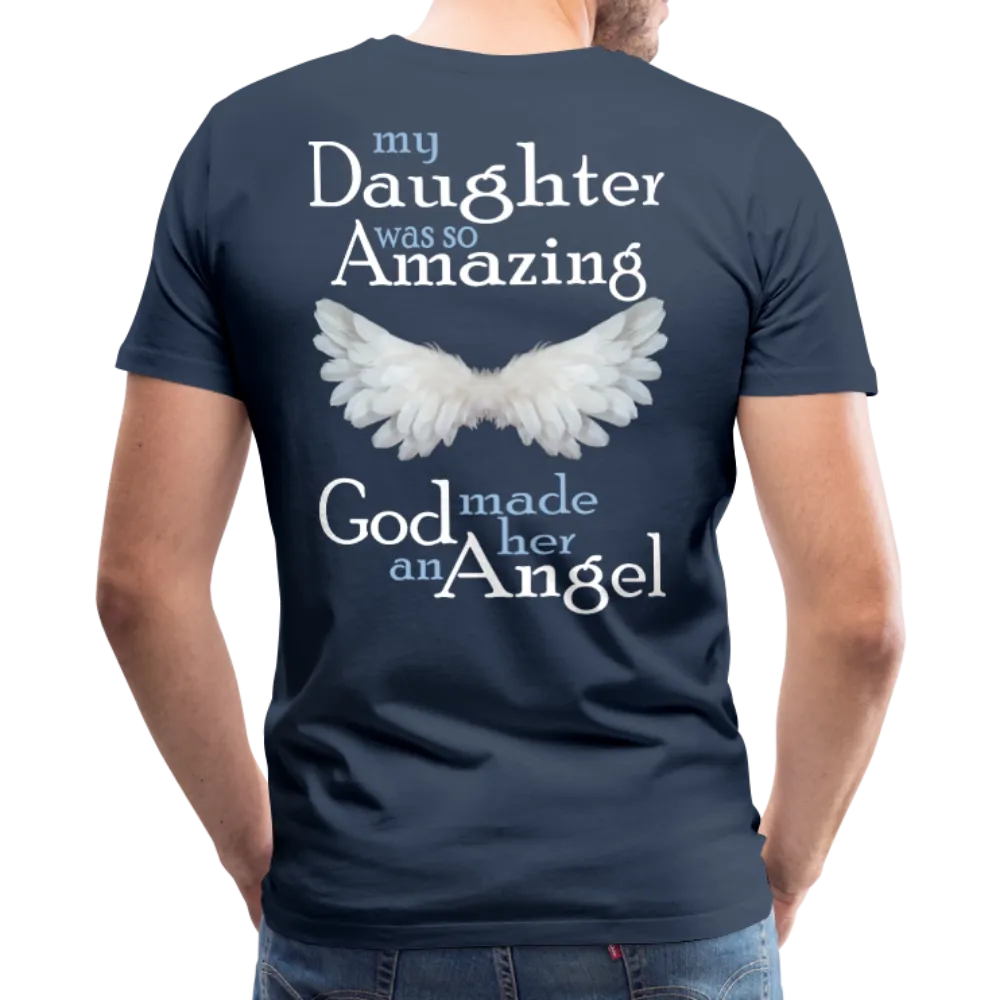 Daughter Amazing Angel Men's Premium T-Shirt (CK1608U)
