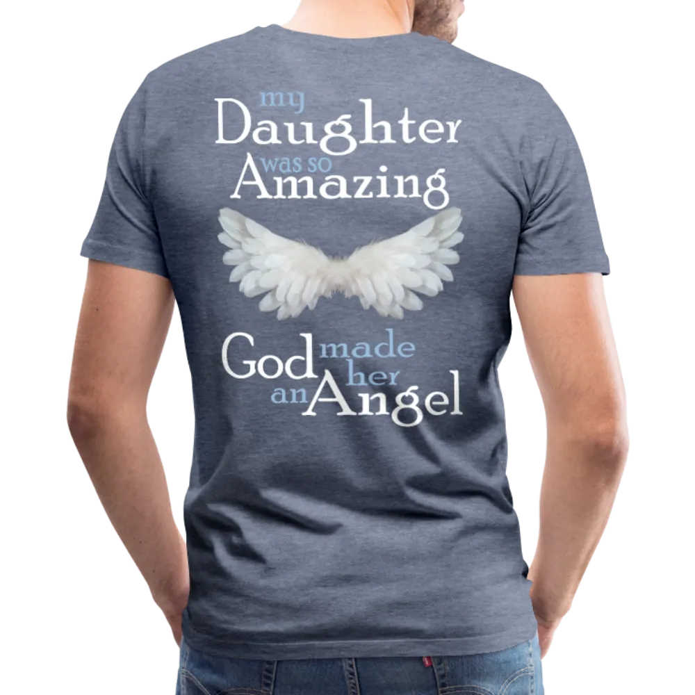 Daughter Amazing Angel Men's Premium T-Shirt (CK1608U)