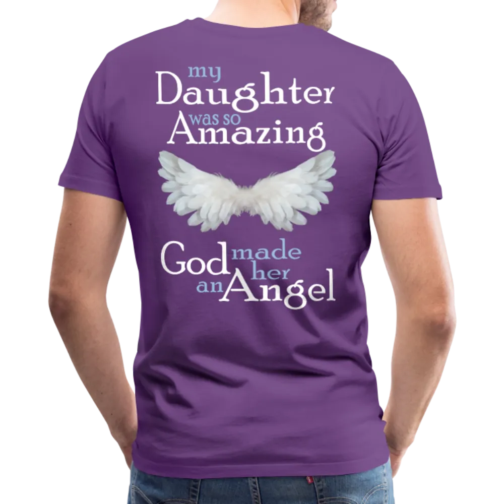 Daughter Amazing Angel Men's Premium T-Shirt (CK1608U)