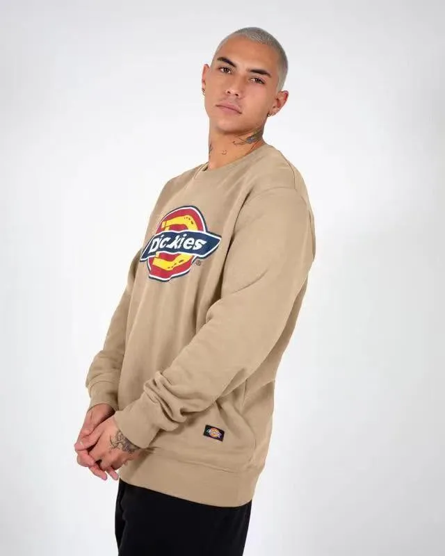 DICKIES H.S CLASSIC CREW NECK SWEATER K1210301 - KHAKI