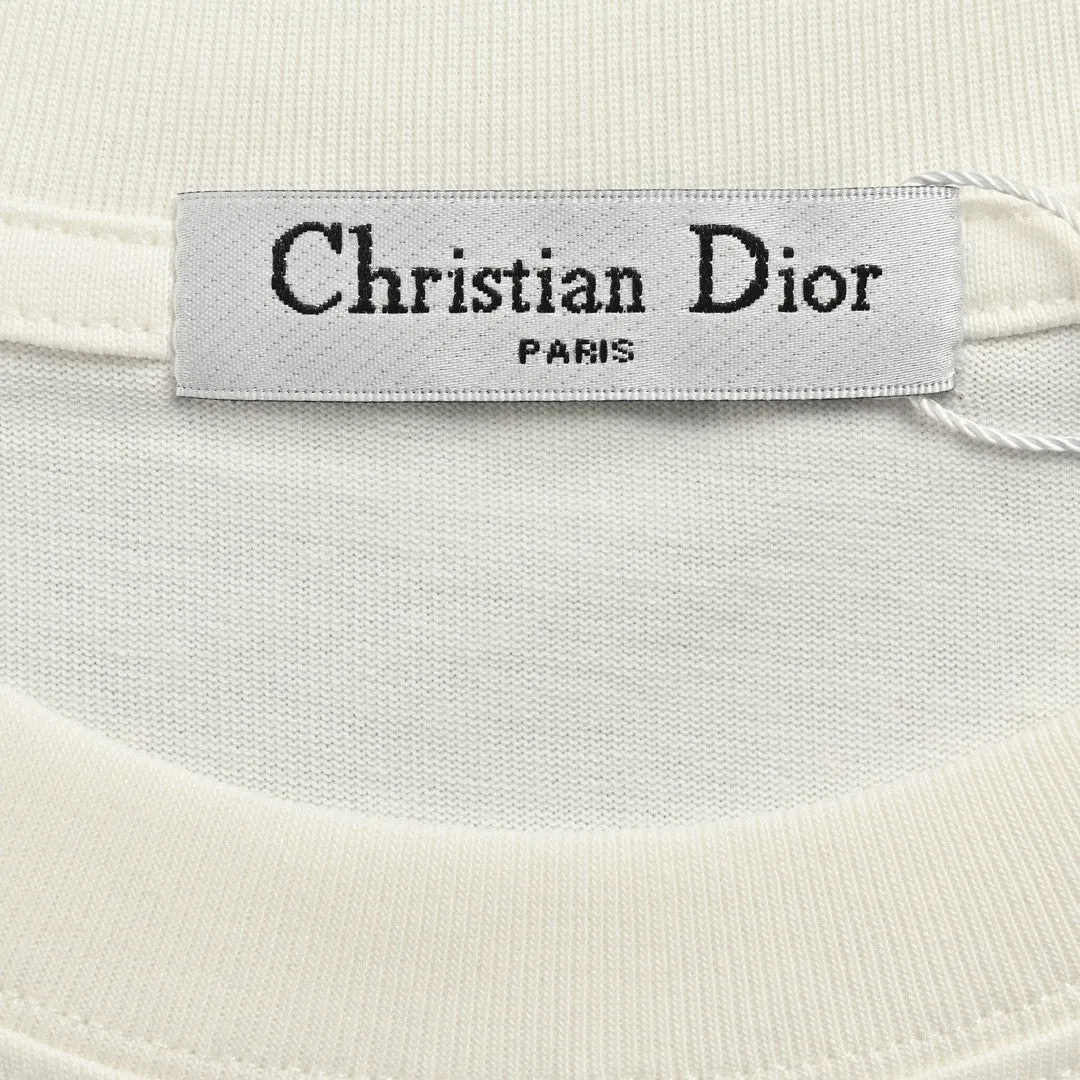 Dior White Graphic T-Shirt