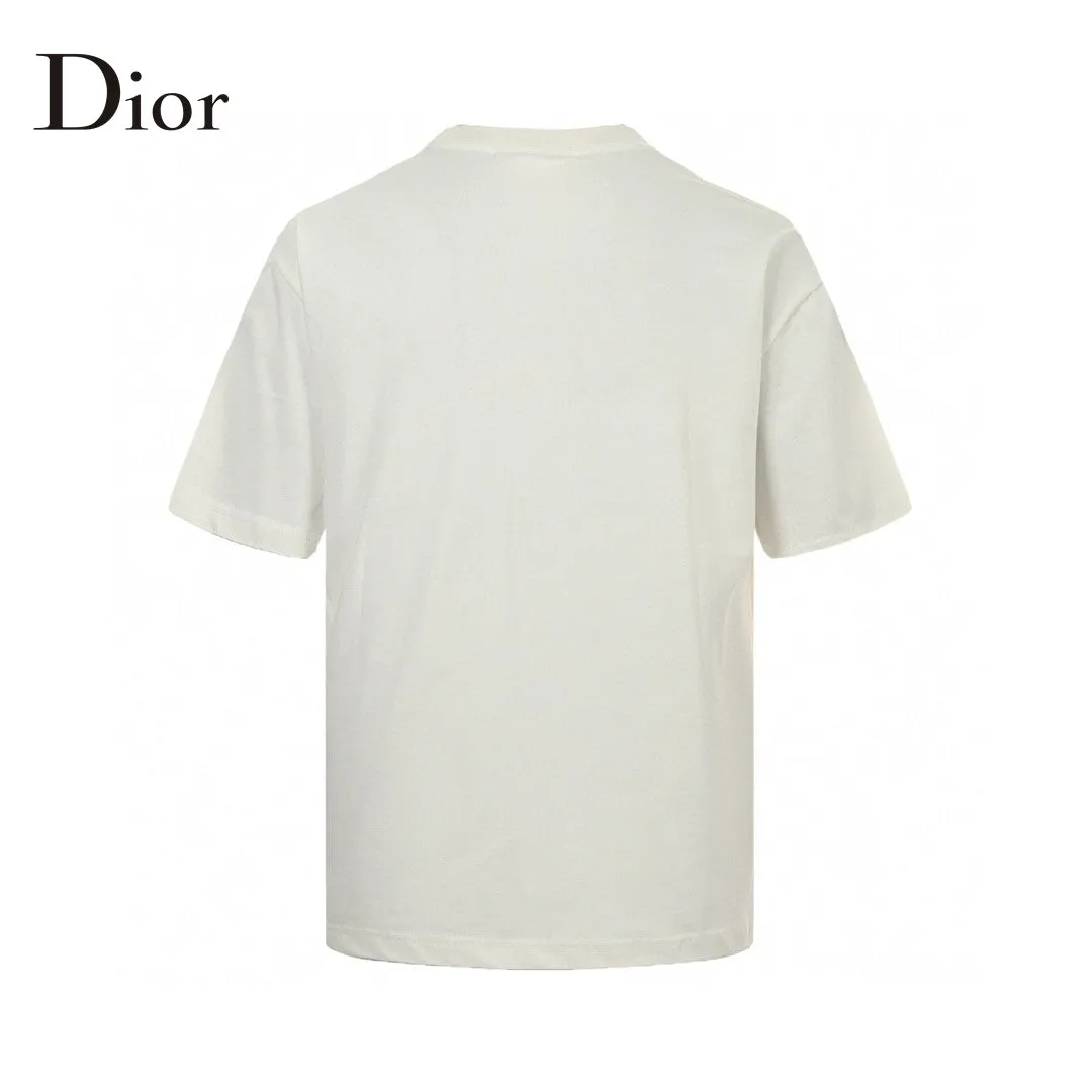 Dior White Graphic T-Shirt