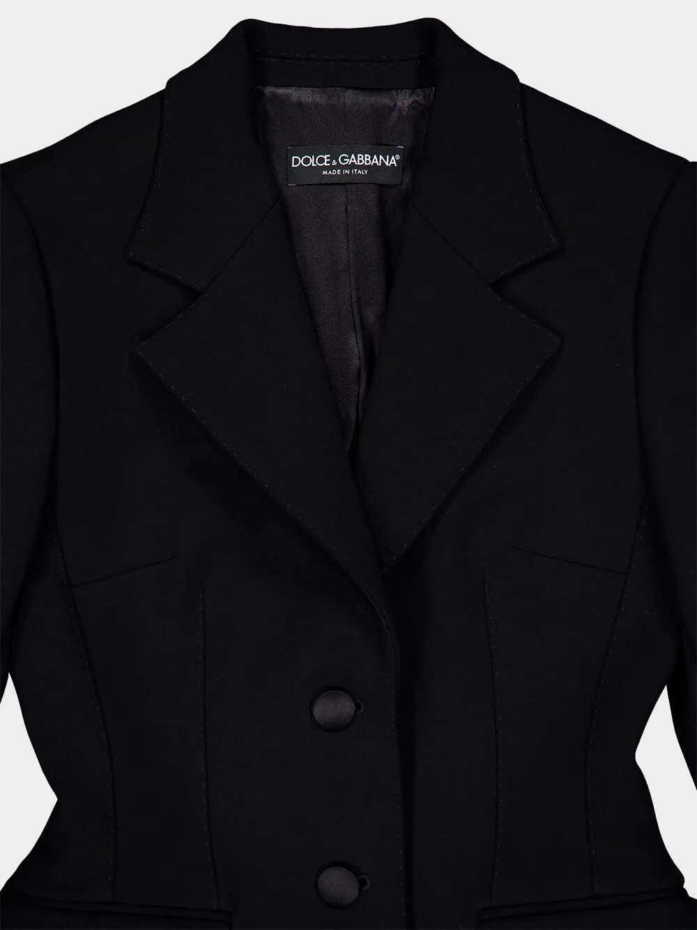Dolce Single-Breasted Wool Jacket