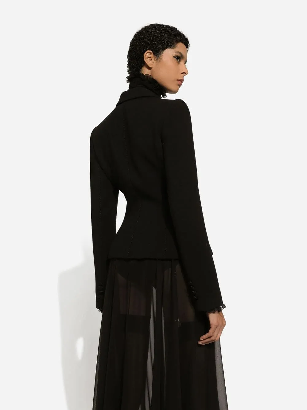 Dolce Single-Breasted Wool Jacket