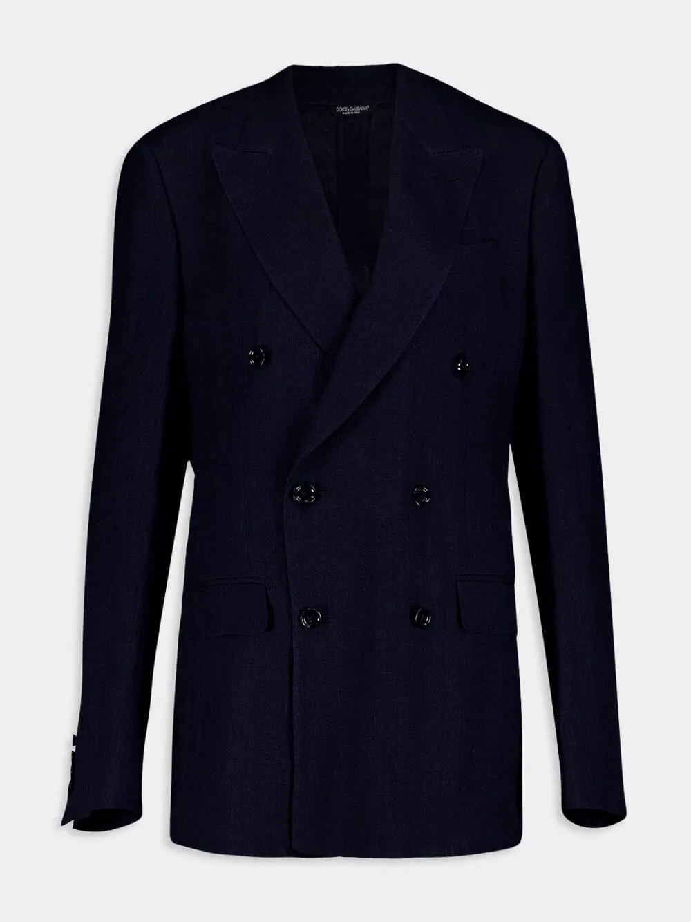 Double-Breasted Pinstripe Jacket
