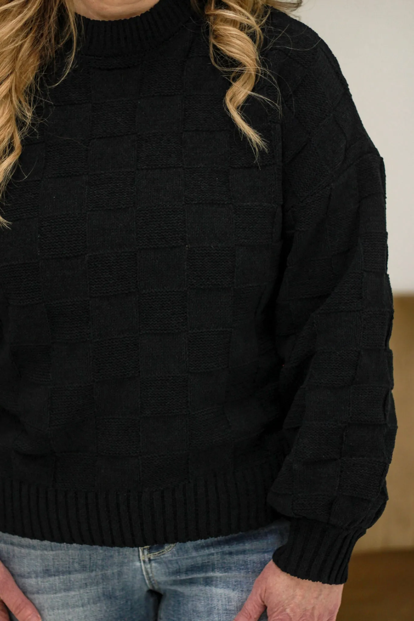 Dreaming of You Black Sweater