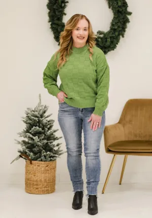 Dreaming of You Green Sweater