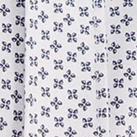 Easy care micro print poplin shirt - White