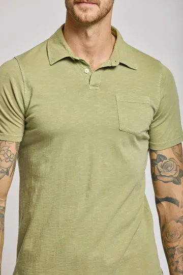 Easy Mondays Slub Polo Sage