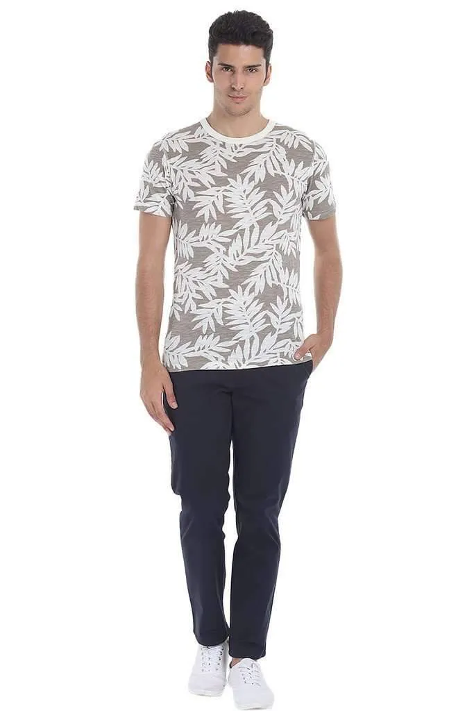 Easy Summer Printed Crew Neck Tee