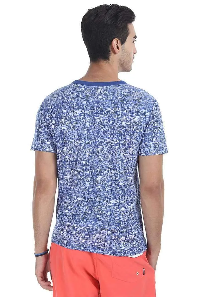 Easy Summer Printed Crew Neck Tee