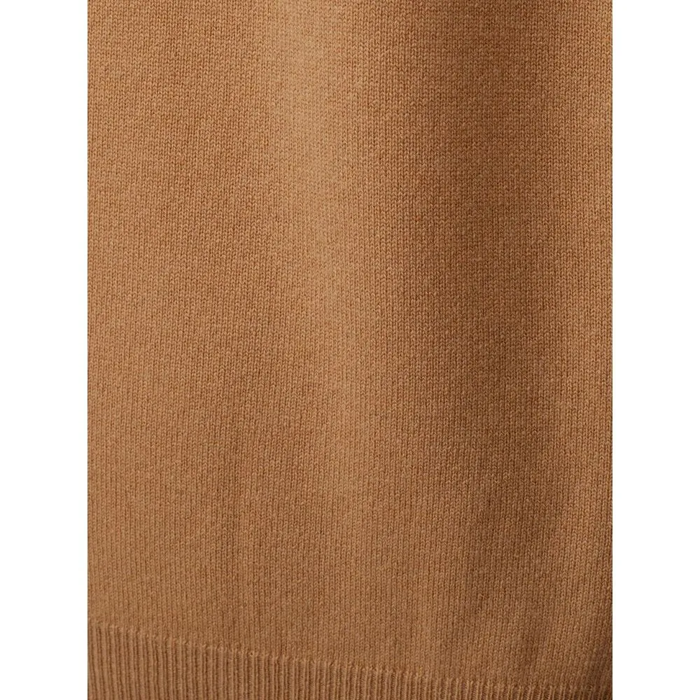 Elegant Woolen Brown Sweater for Men