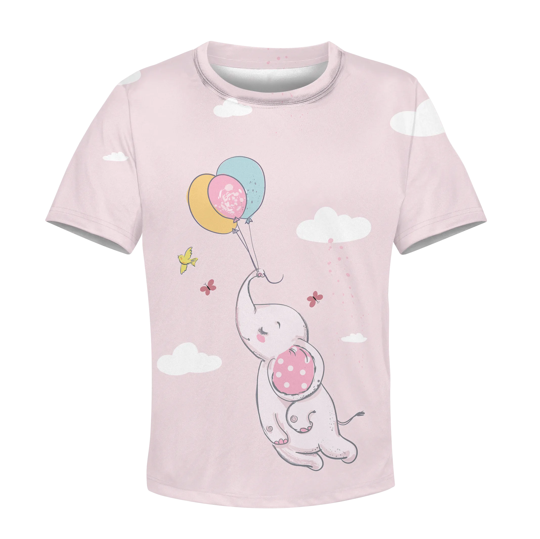 Elephant And Balloons Custom Cosplay Kid Hoodie
