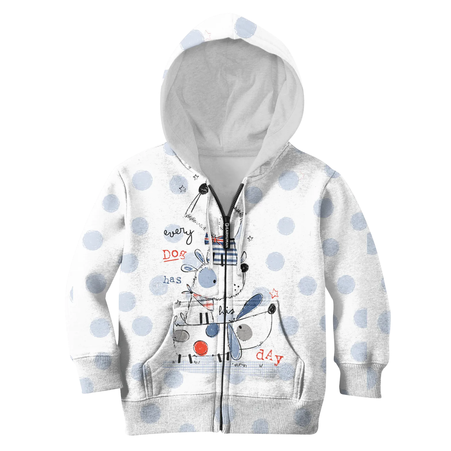 Every Dog Has His Day Custom Cosplay Kid Hoodie