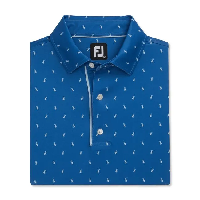 FootJoy Men's Golf Bag Print Lisle Self Collar
